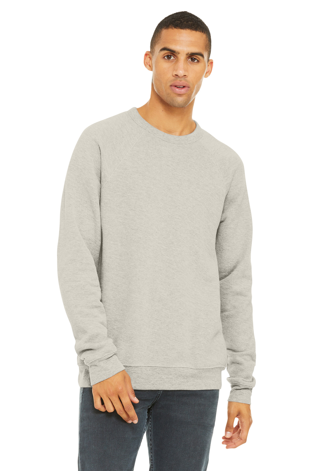 BELLA+CANVAS Unisex Sponge Fleece Raglan Sweatshirt. BC3901 89