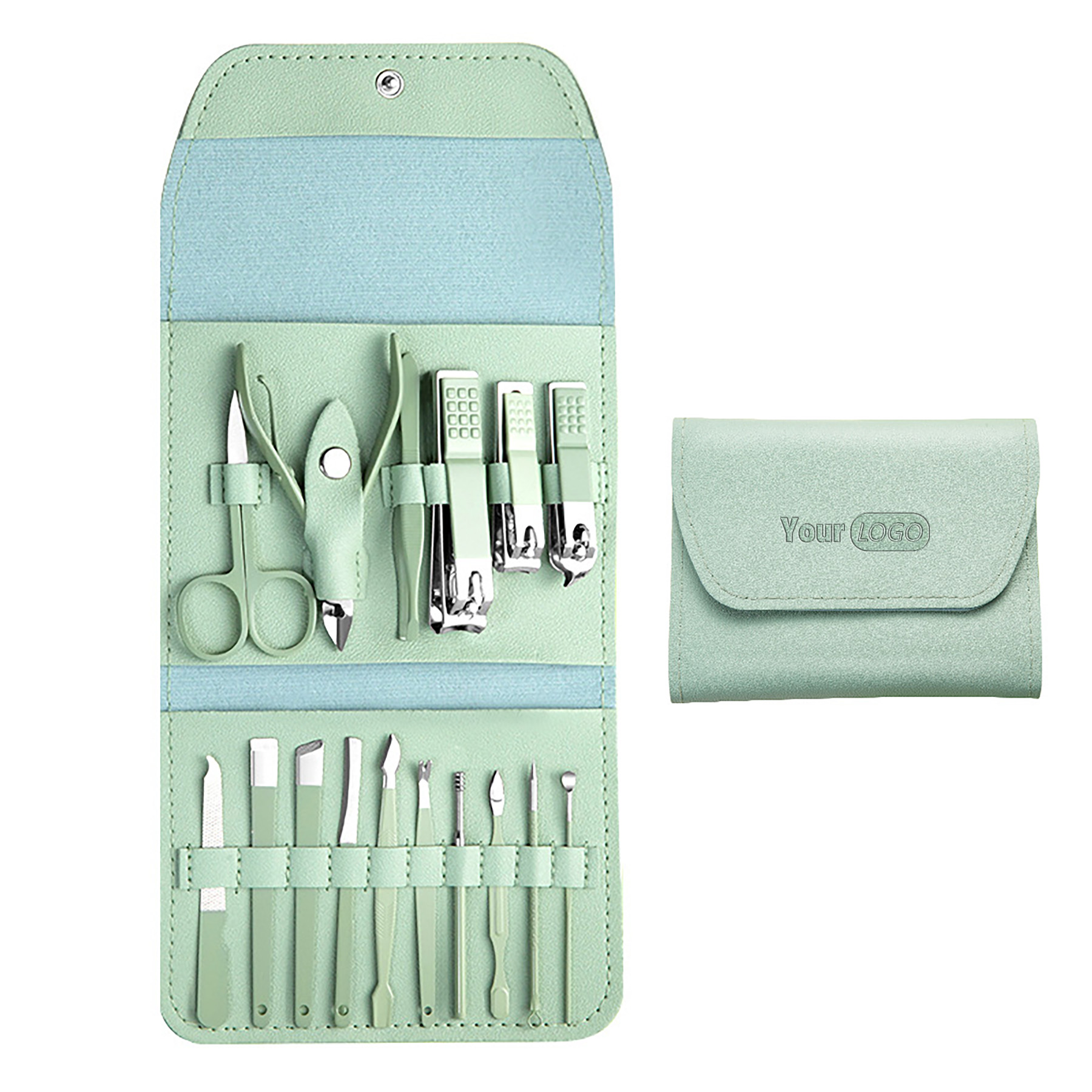 Stainless Steel Nail Tool Set Of 16 Pieces 2