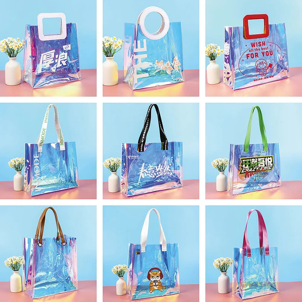 Iridescent Clear Tote Bag 5
