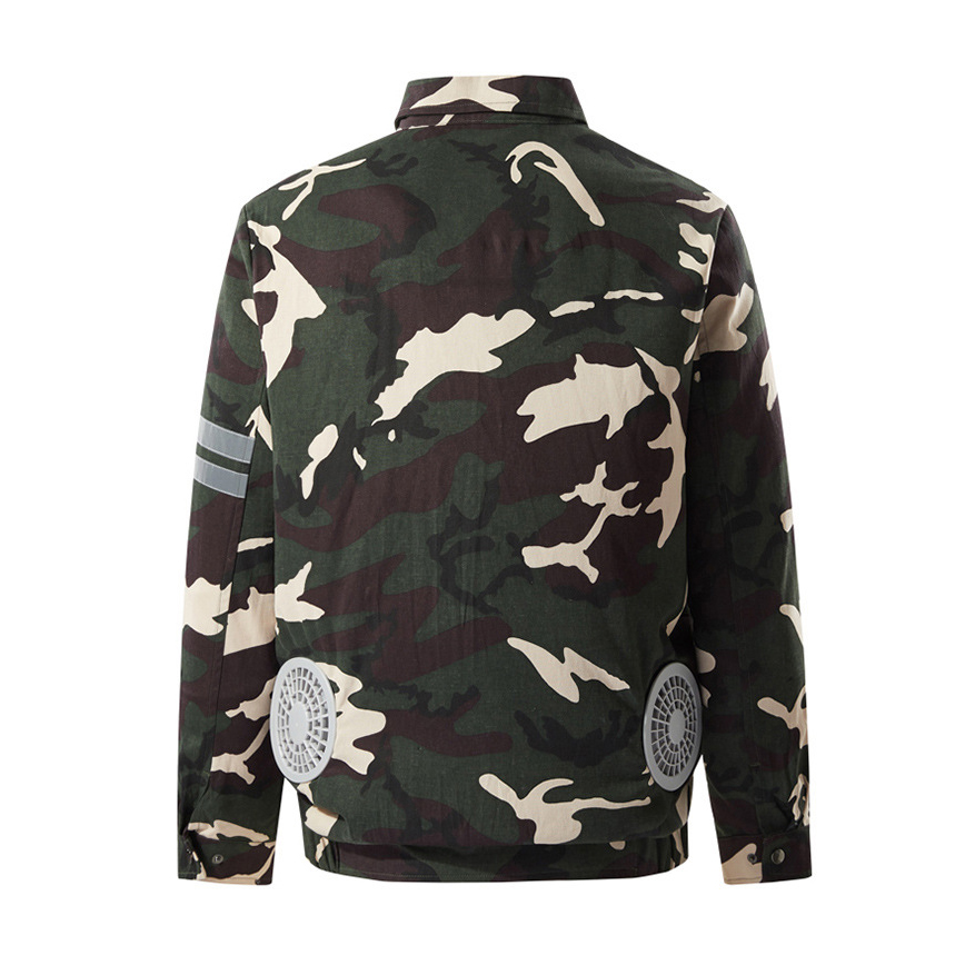 Air-conditioned Jacket With Reflective Belt 9