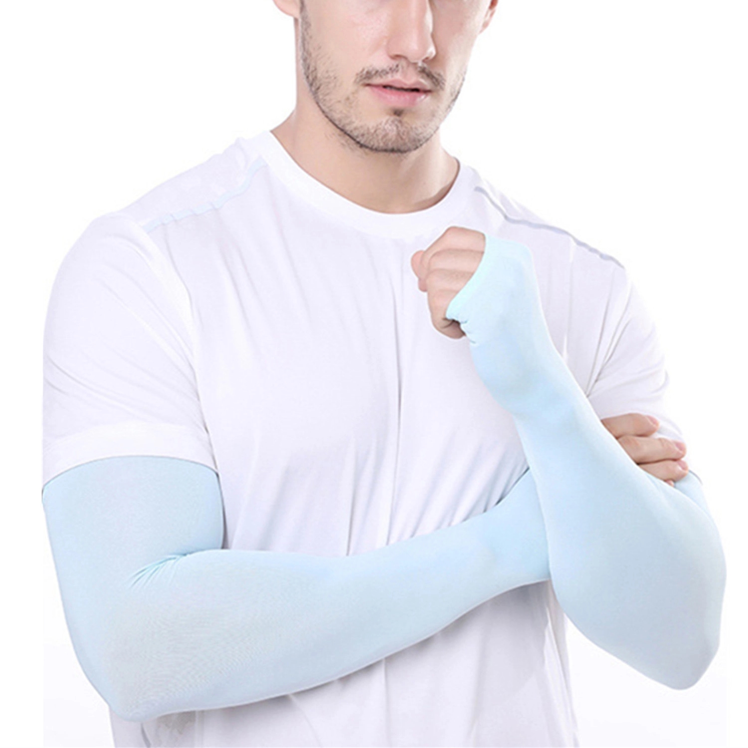 Premium Elastic UV Protection Cooling Arm Sleeves 2