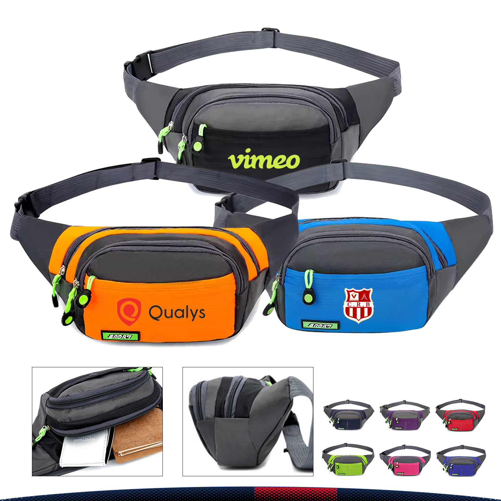Senca Multi-Pockets Waist Pack 3