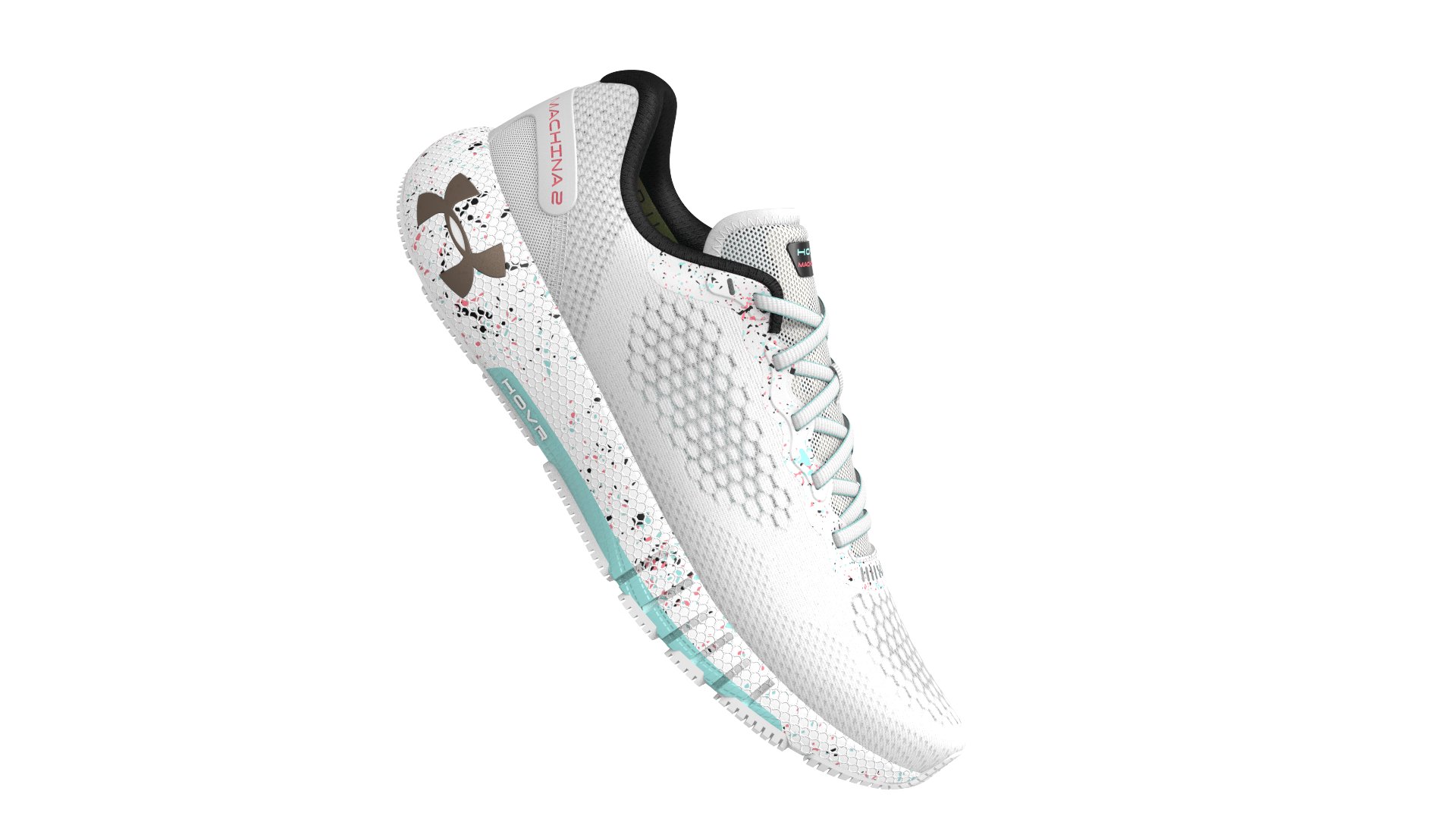 Women's UA HOVR Machina 2 Paint Splatter Running Shoes  1