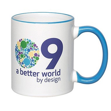 Full Color Photo Sublimated Ceramic Mug 11oz, C Shaped handle-2 1