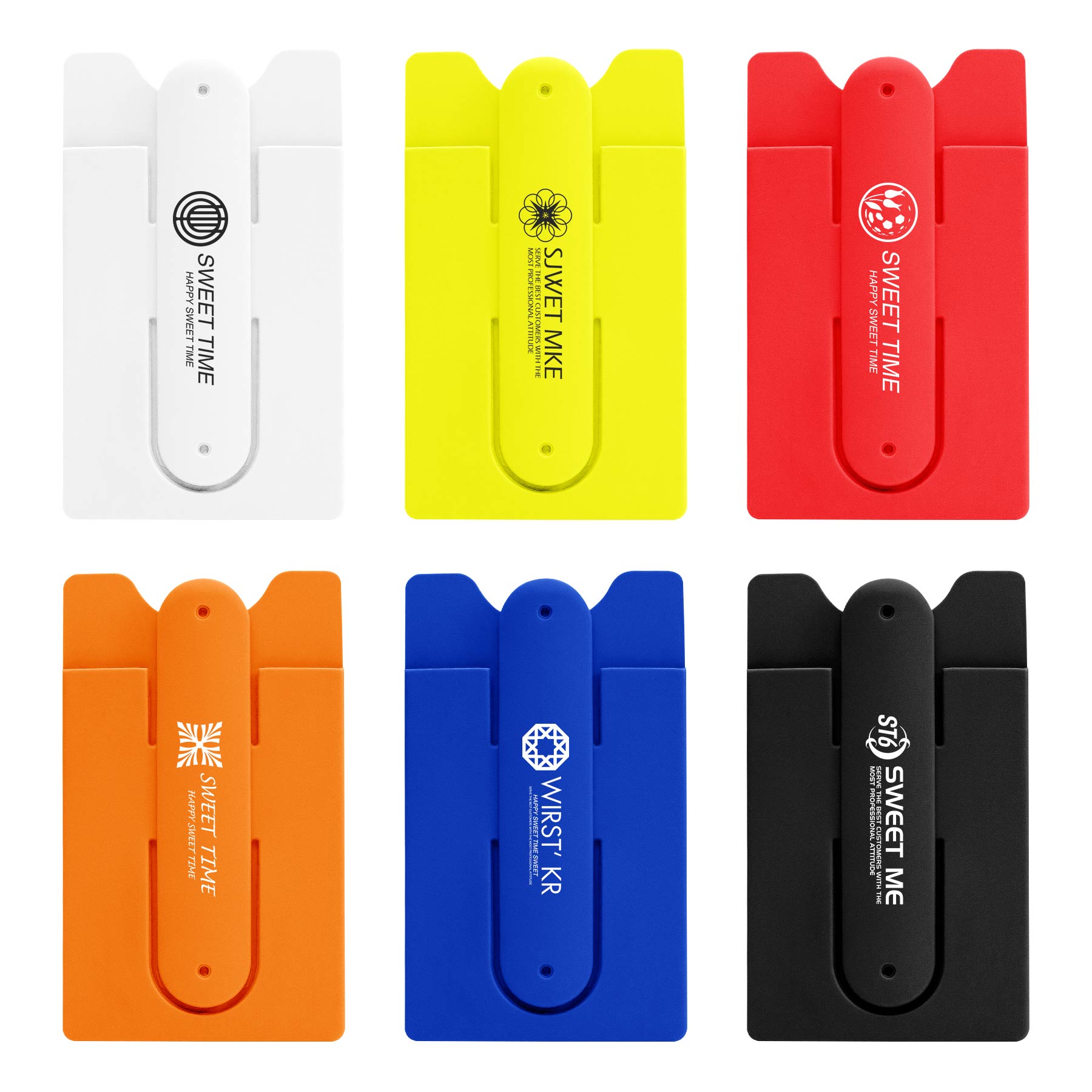 Silicone Phone Card Holder With Stand 1