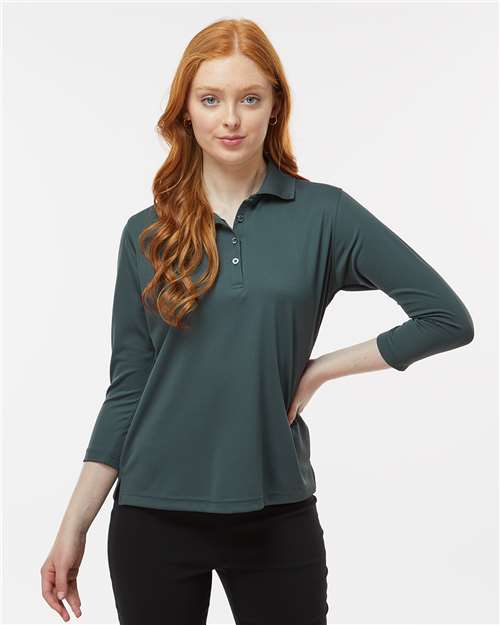 Women's Lady Palm Three-Quarter Sleeve Polo - 120 38