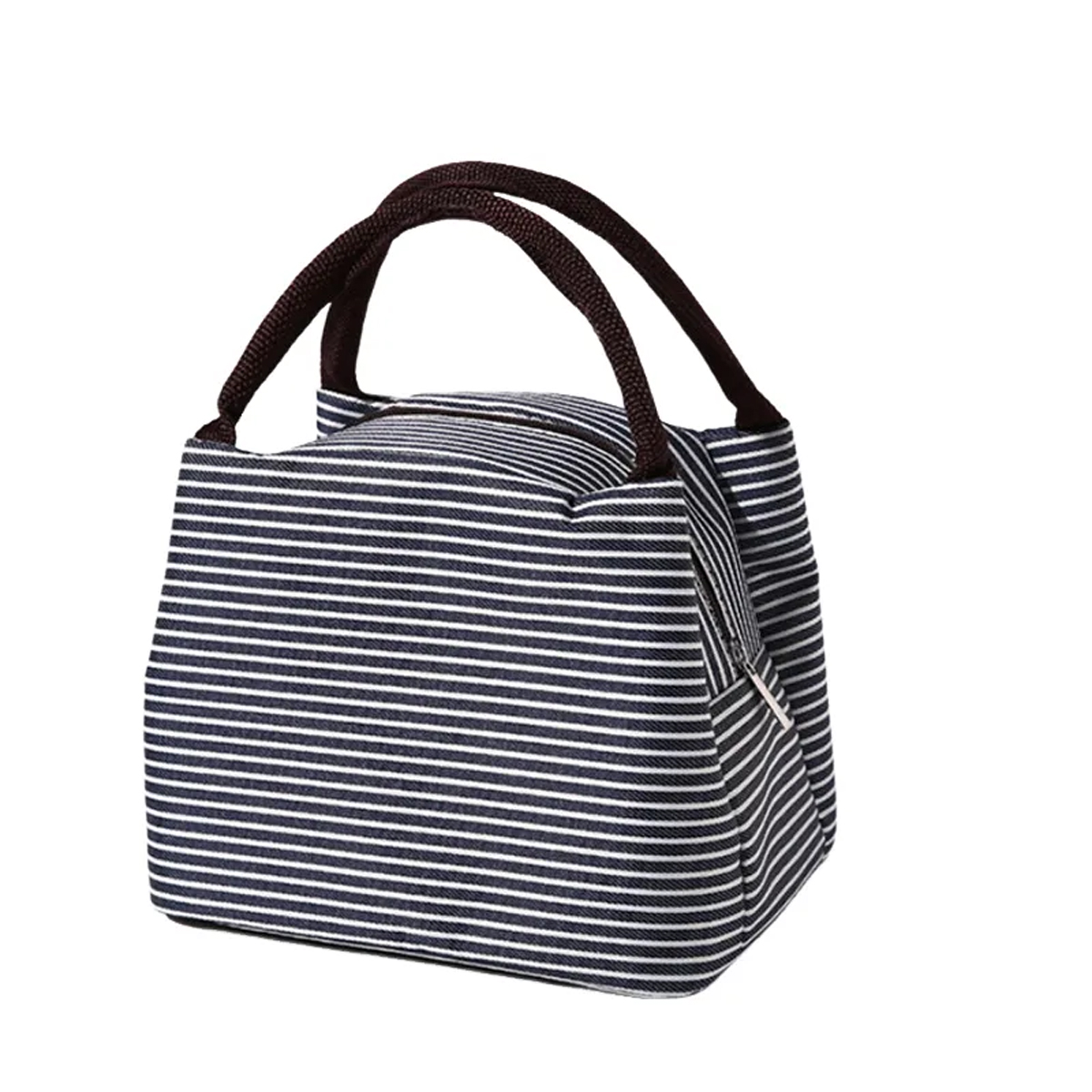 Insulated Lunch Bag with Striped Design 4