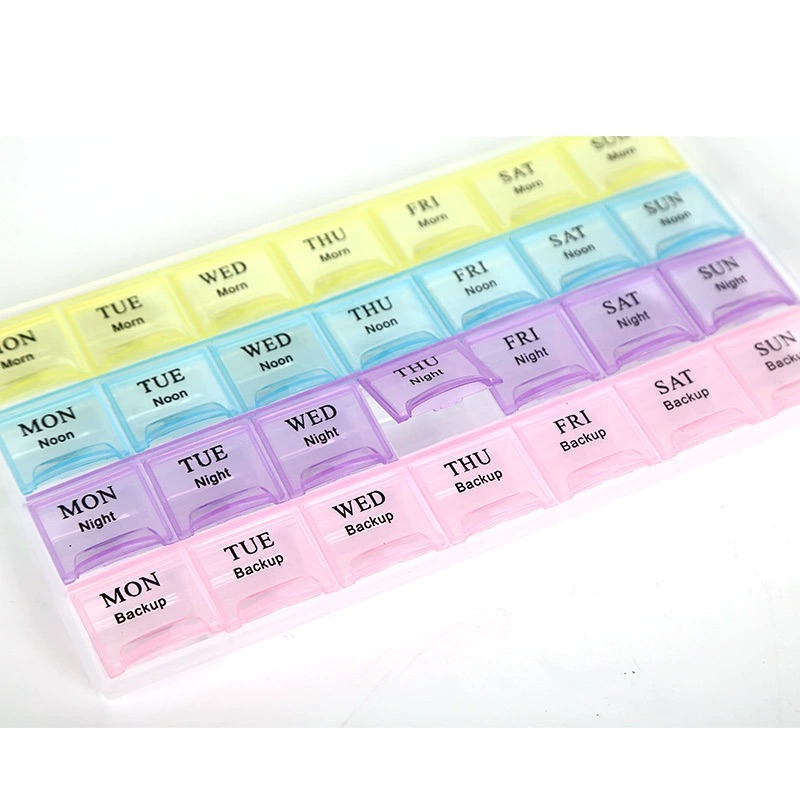 Weekly Medicine Box Pill Organizer 4 Times a Day 2
