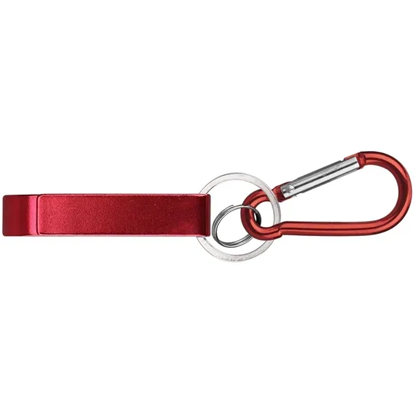 Bottle Opener w/ Split Key Ring & Carabiner 6