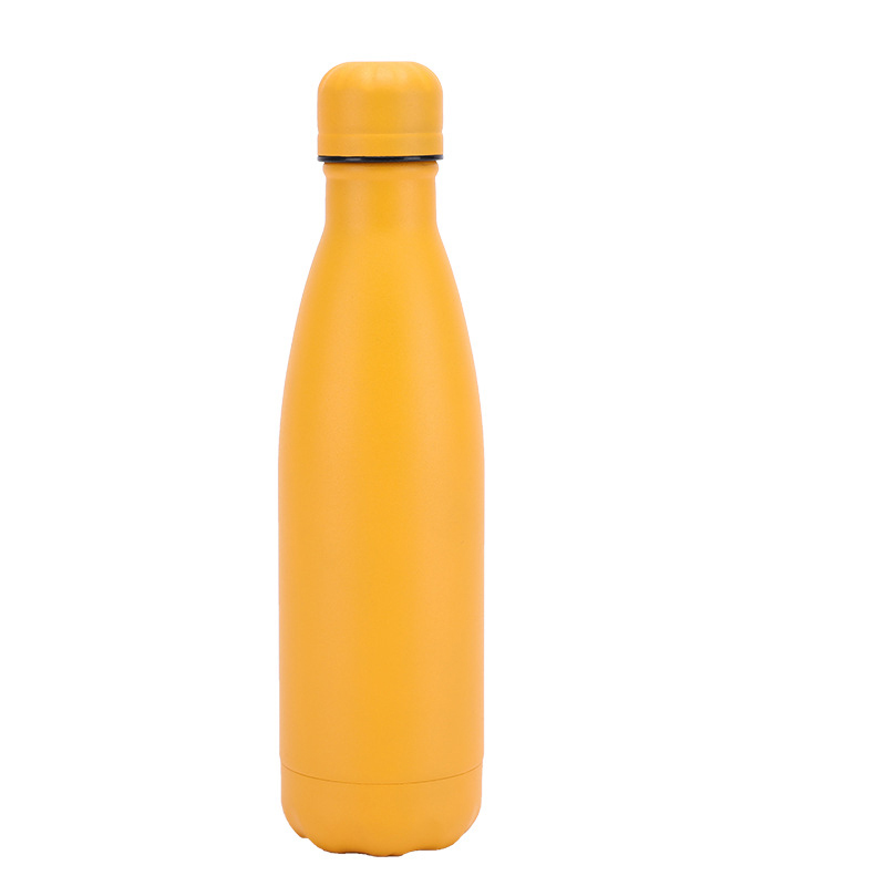 17 oz Double Wall Stainless Steel vacuum Insulated Travel Bottle with Sponge Brush 12