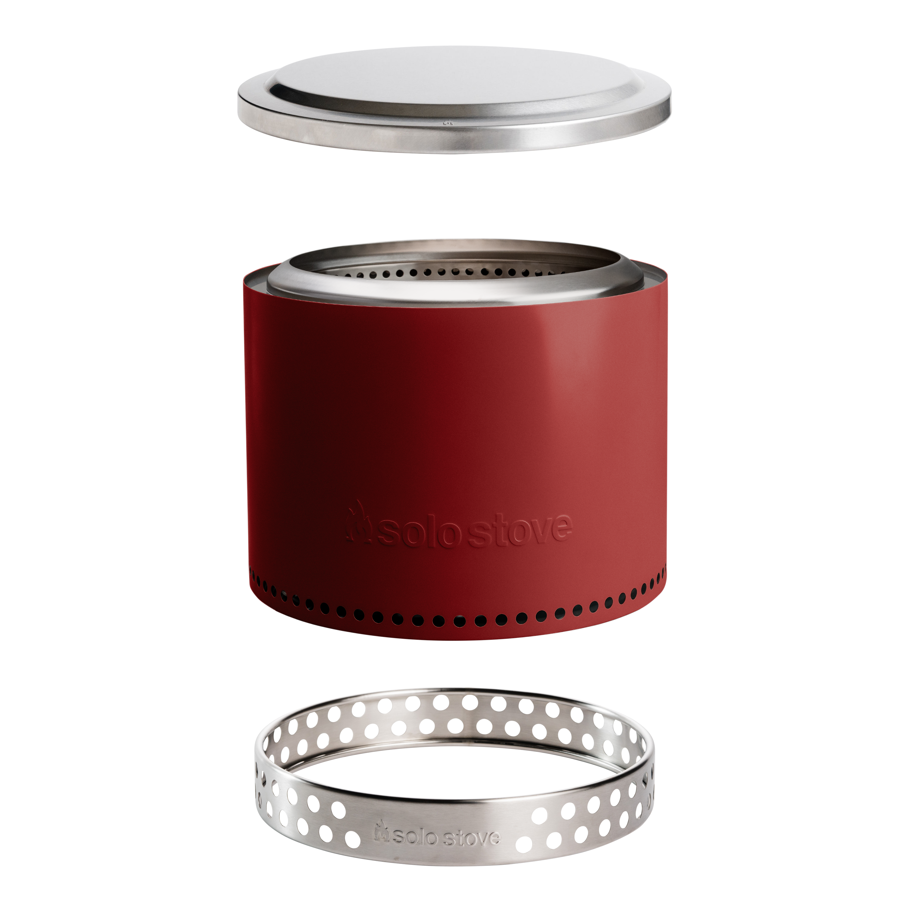Solo Stove - Bonfire 2.0 Essential Bundle (Mulberry Red) 2