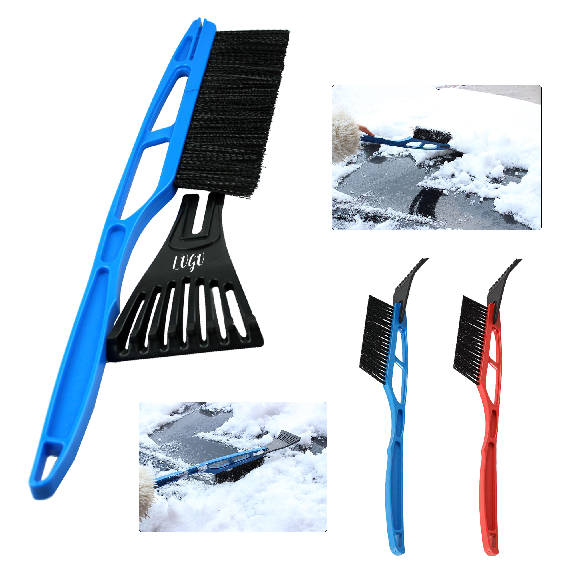 Multi Functional Car Snow Shovel With Brush 2