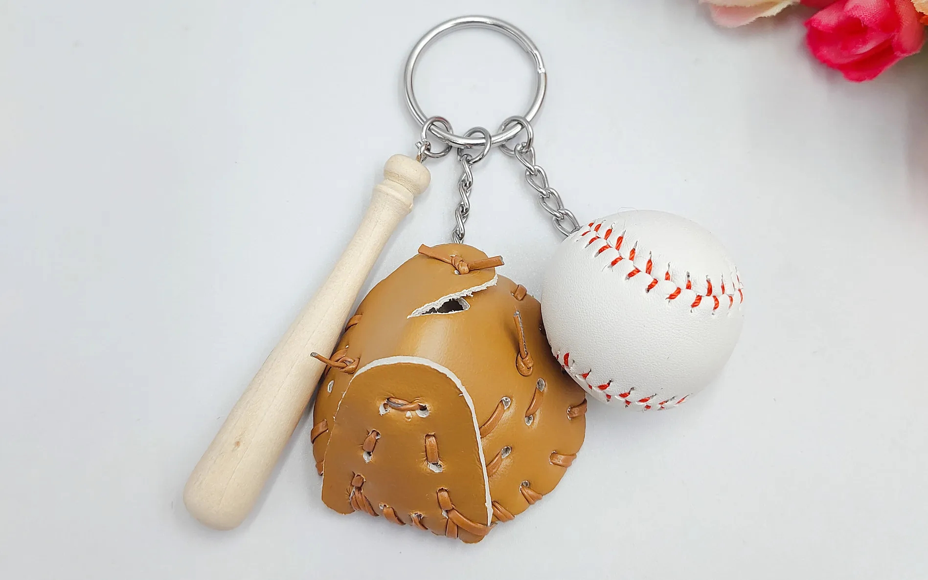Mini Baseball Keychain 7