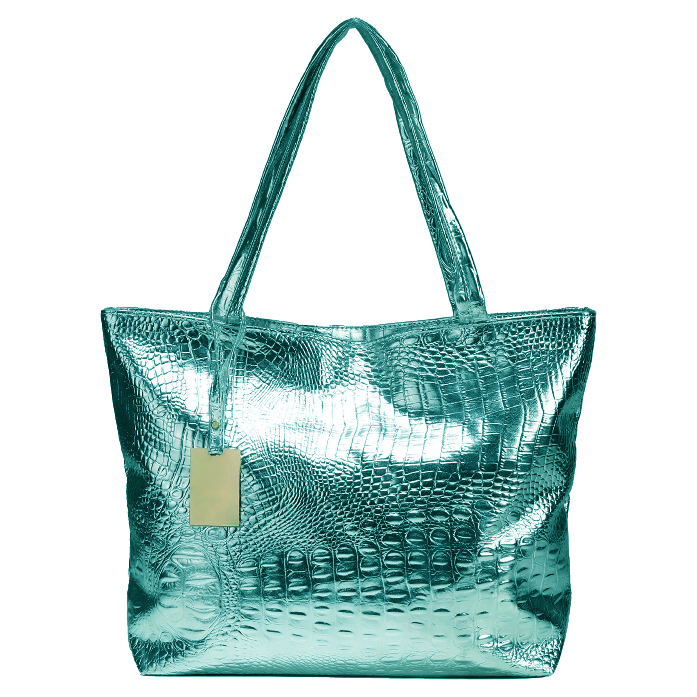 Pu Chic Crocodile Texture Tote For Everyday Glamour 5