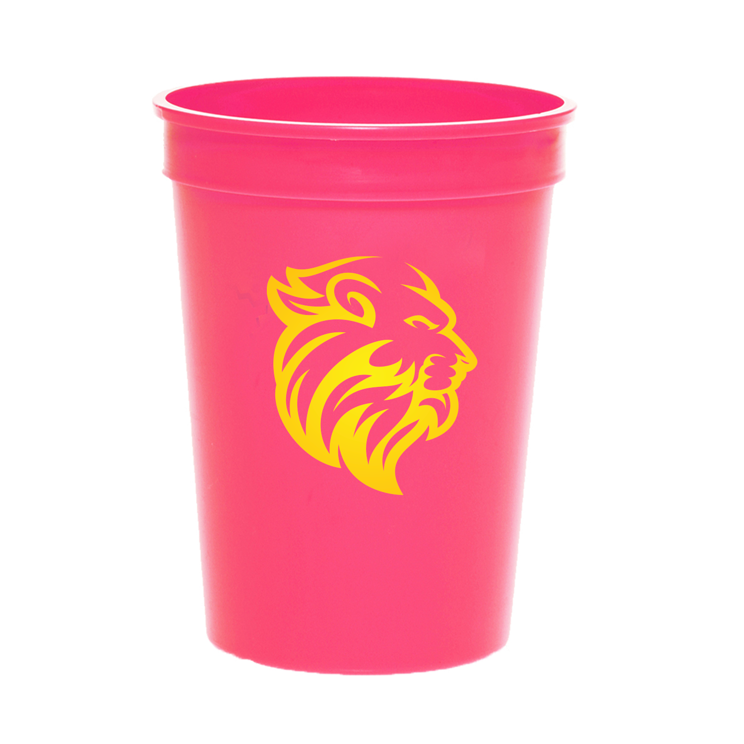 12 oz. Top Fan Plastic Stadium Cup (1 Color Imprint) 9