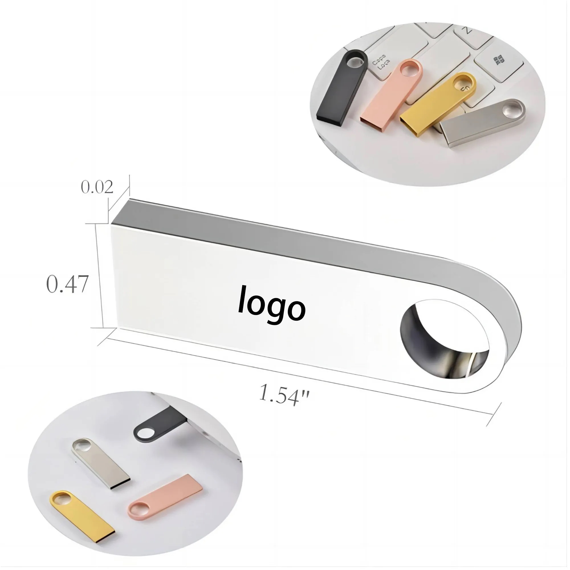 Metal 8GB Flash Drive 3