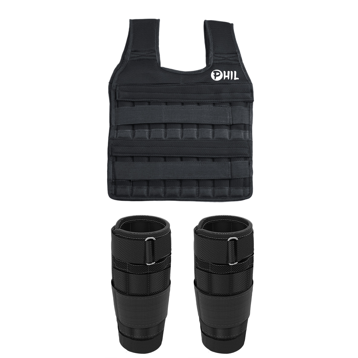 Adjustable Weighted Vest TrainingFitness Jacket 4