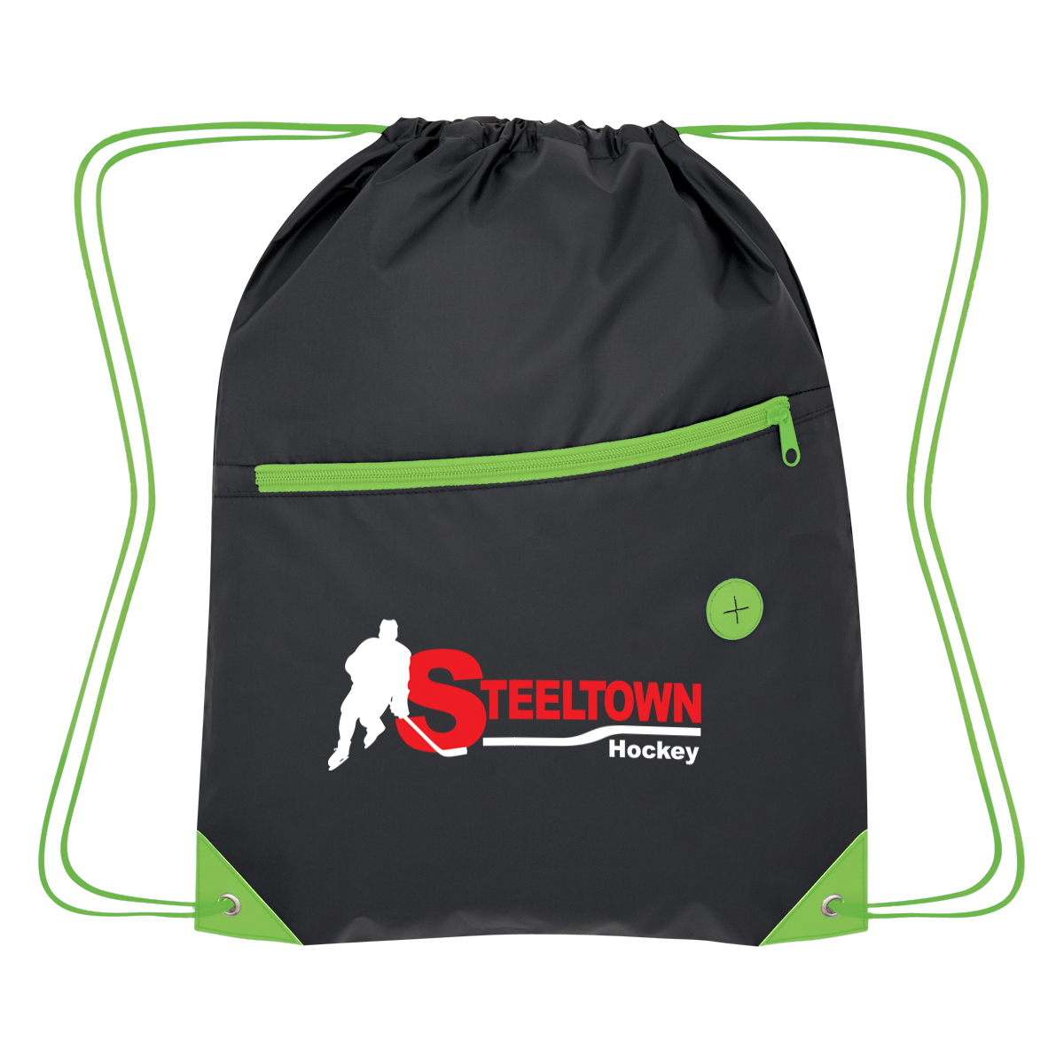 Color Pop Recycled Drawstring Bag 3