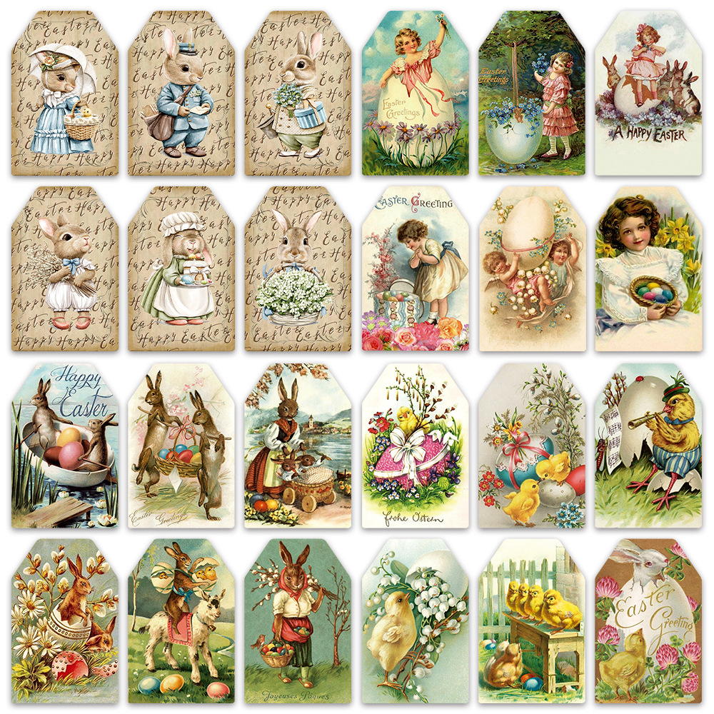 60pcs 2.16" x 3.34" Paper Gift Tag 1