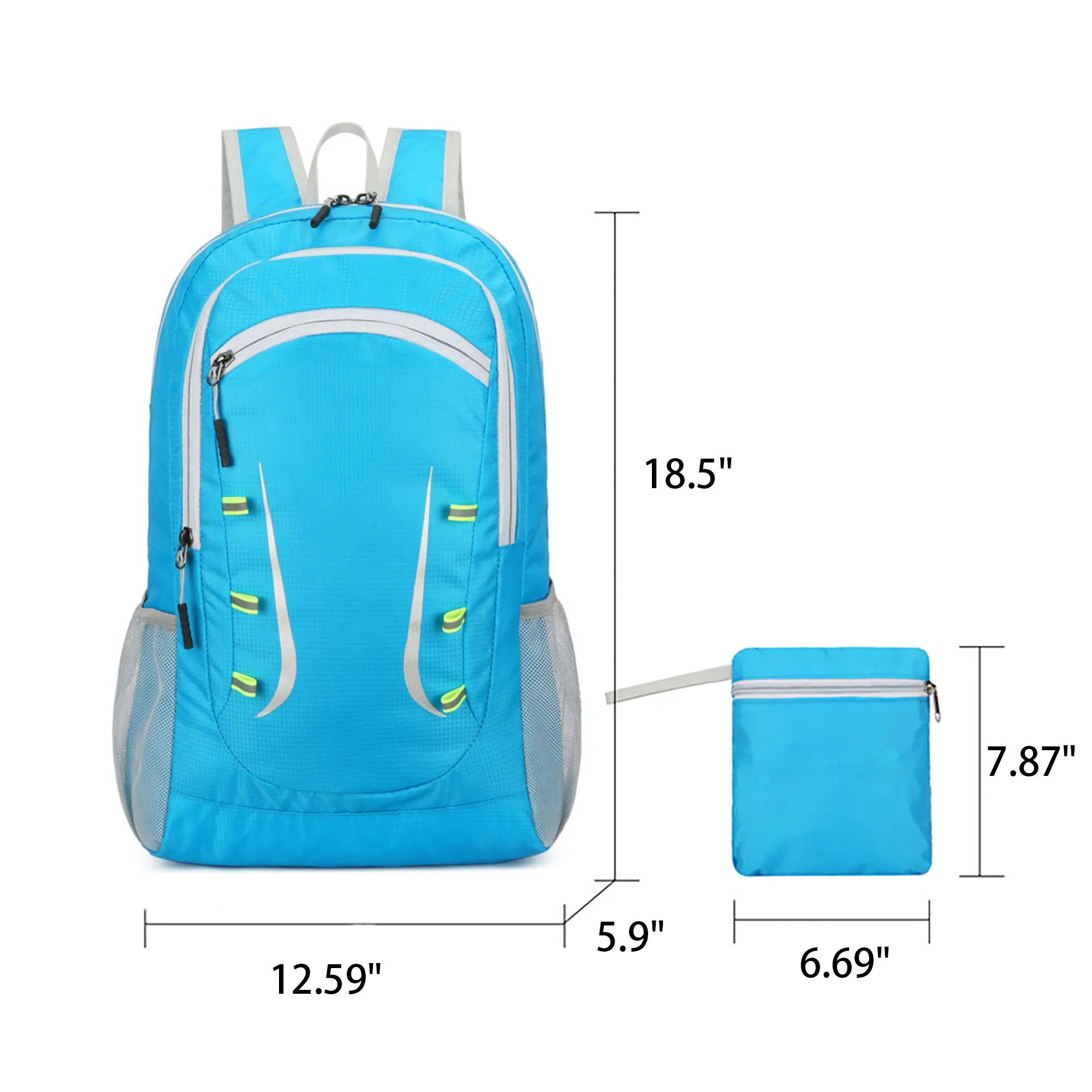 Elemental Foldable Nylon Water Resistance Backpack 2