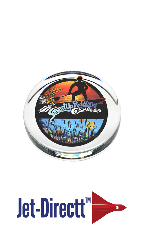 Flat Round Paperweight 2