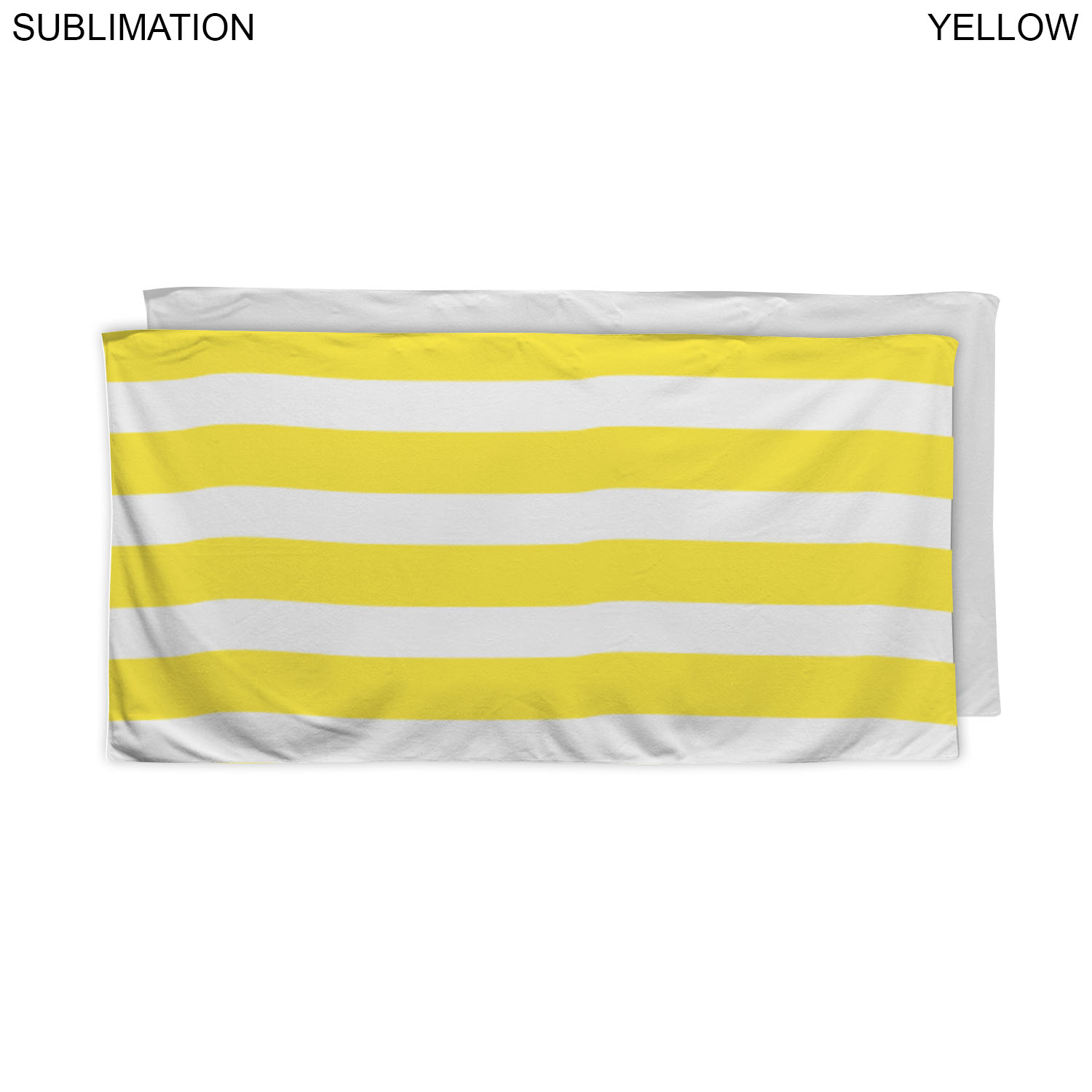 48 Hr Quick Ship - Cabana Stripe Sublimated Plush and Soft Velour Terry Beach Towel, 30x60 10