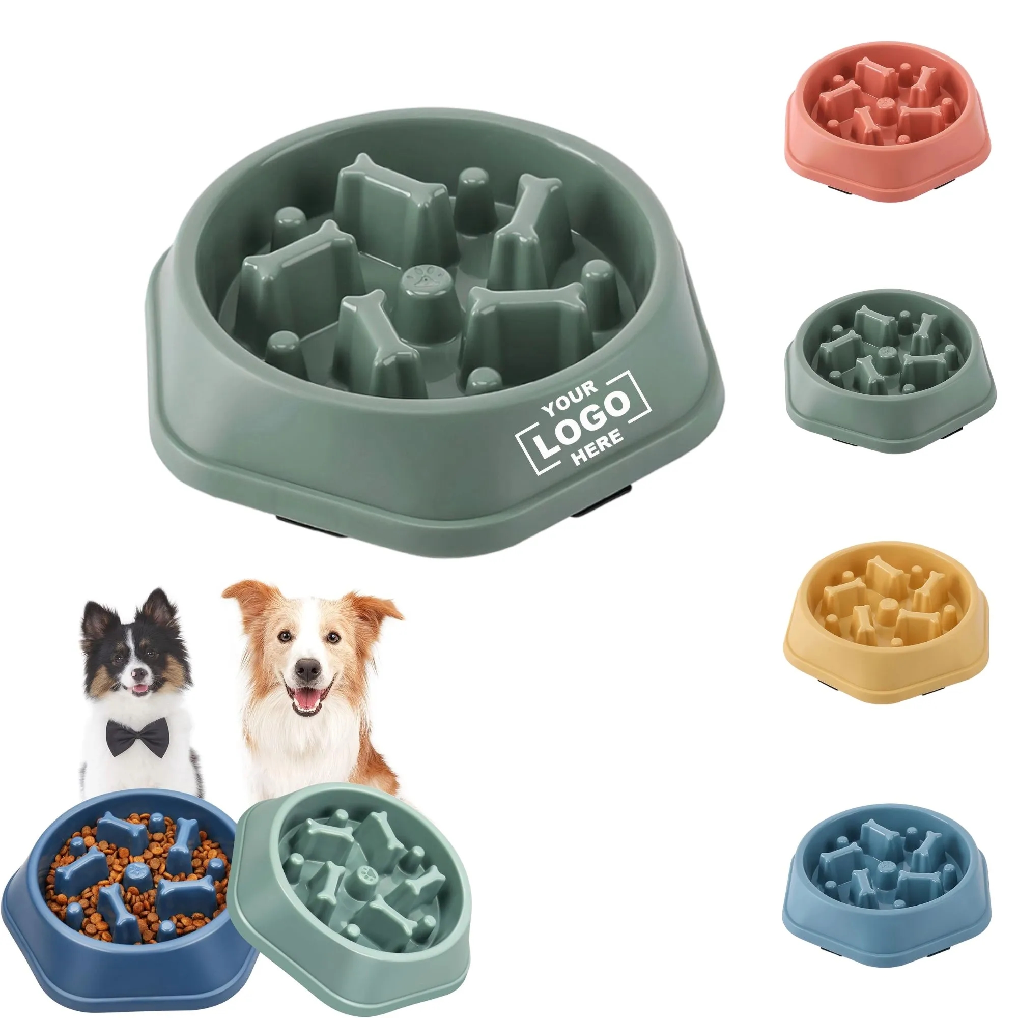 Slow Eating Anti Choking And Anti Slip Dog Bowl 1