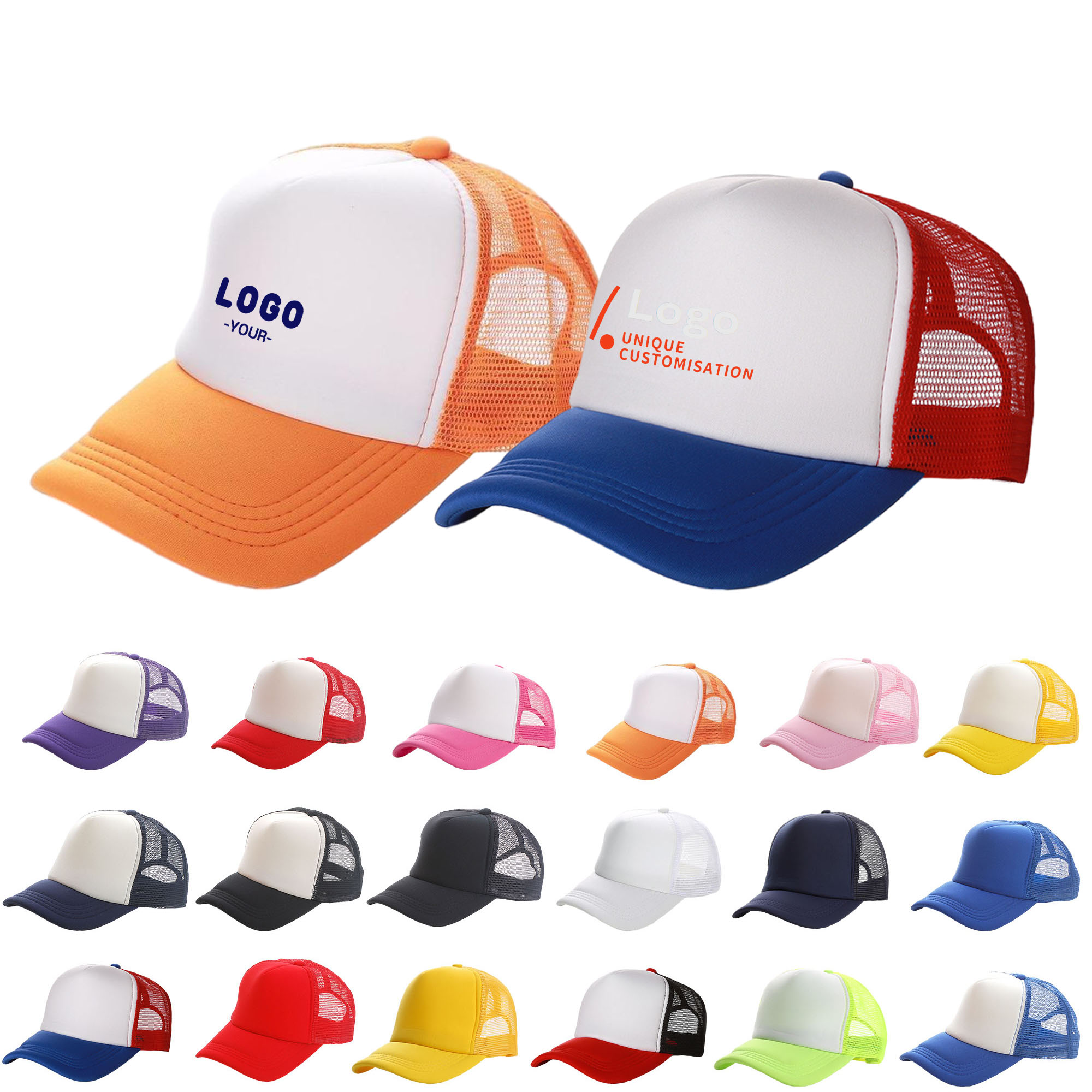 Adjustable  Trucker Cap w/ Mesh Back 3