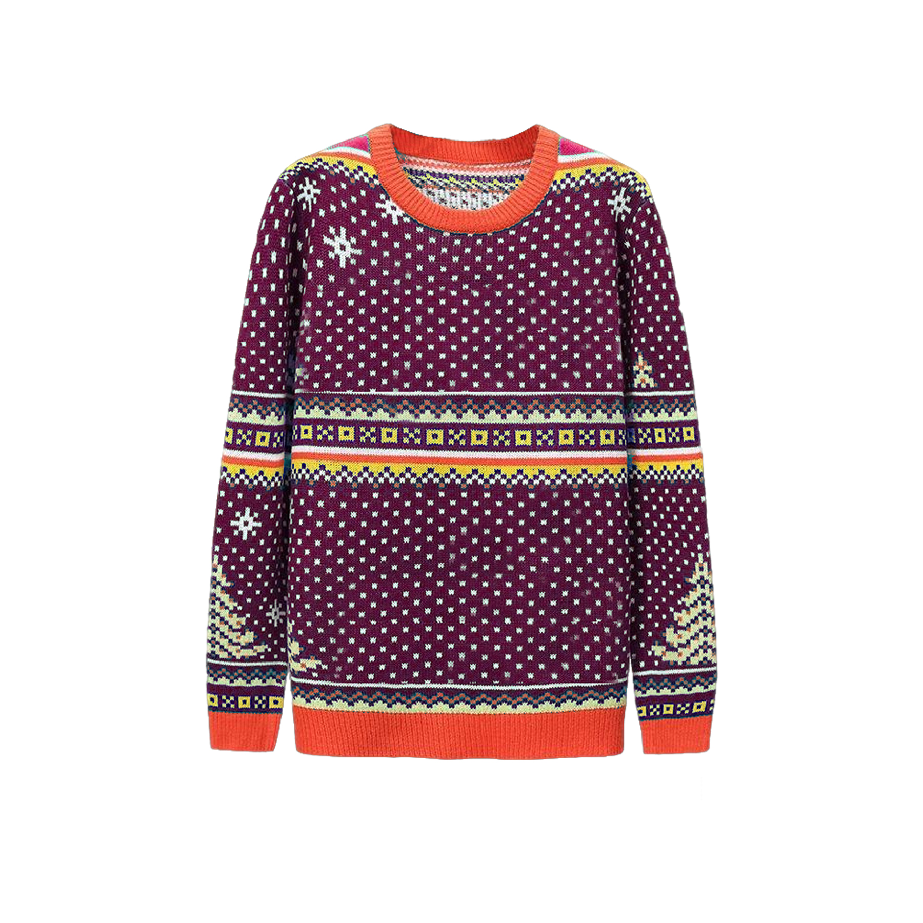 Custome Jacquard Knitted Sweater 4