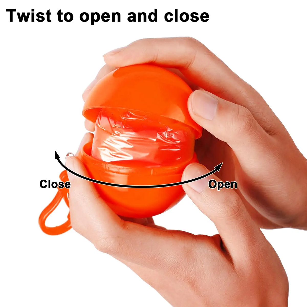 Disposable Rain Poncho in Ball Keychain 5