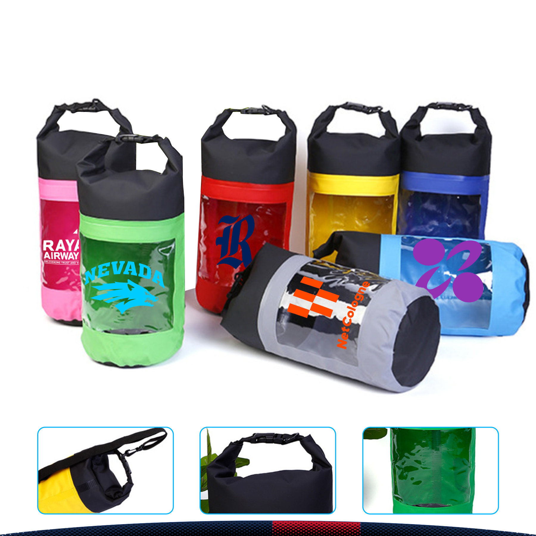 Melissa Waterproof Bags, custom backpack with logo imprint 7