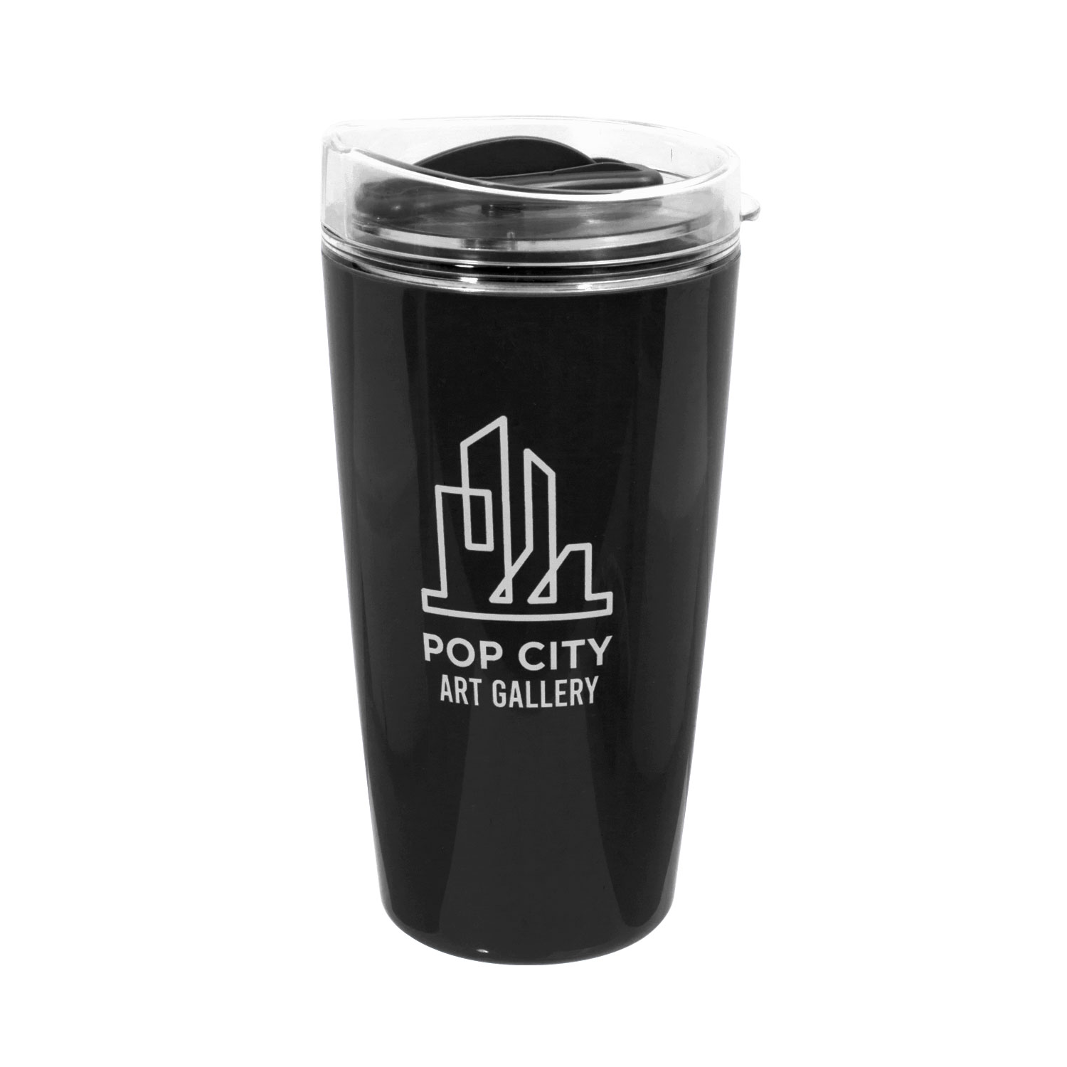 16 oz. Thumb Slide Coffee Tumbler (1 Color Imprint) 3