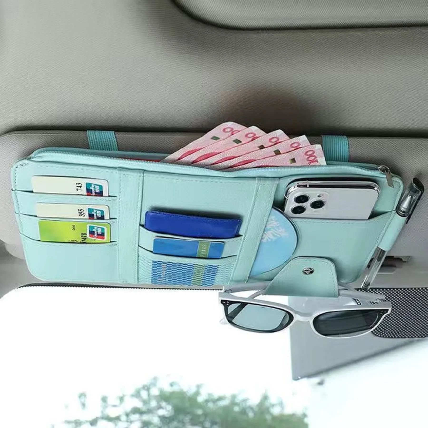 Accessories Car Truck Visor Storage Pouch Holder 2