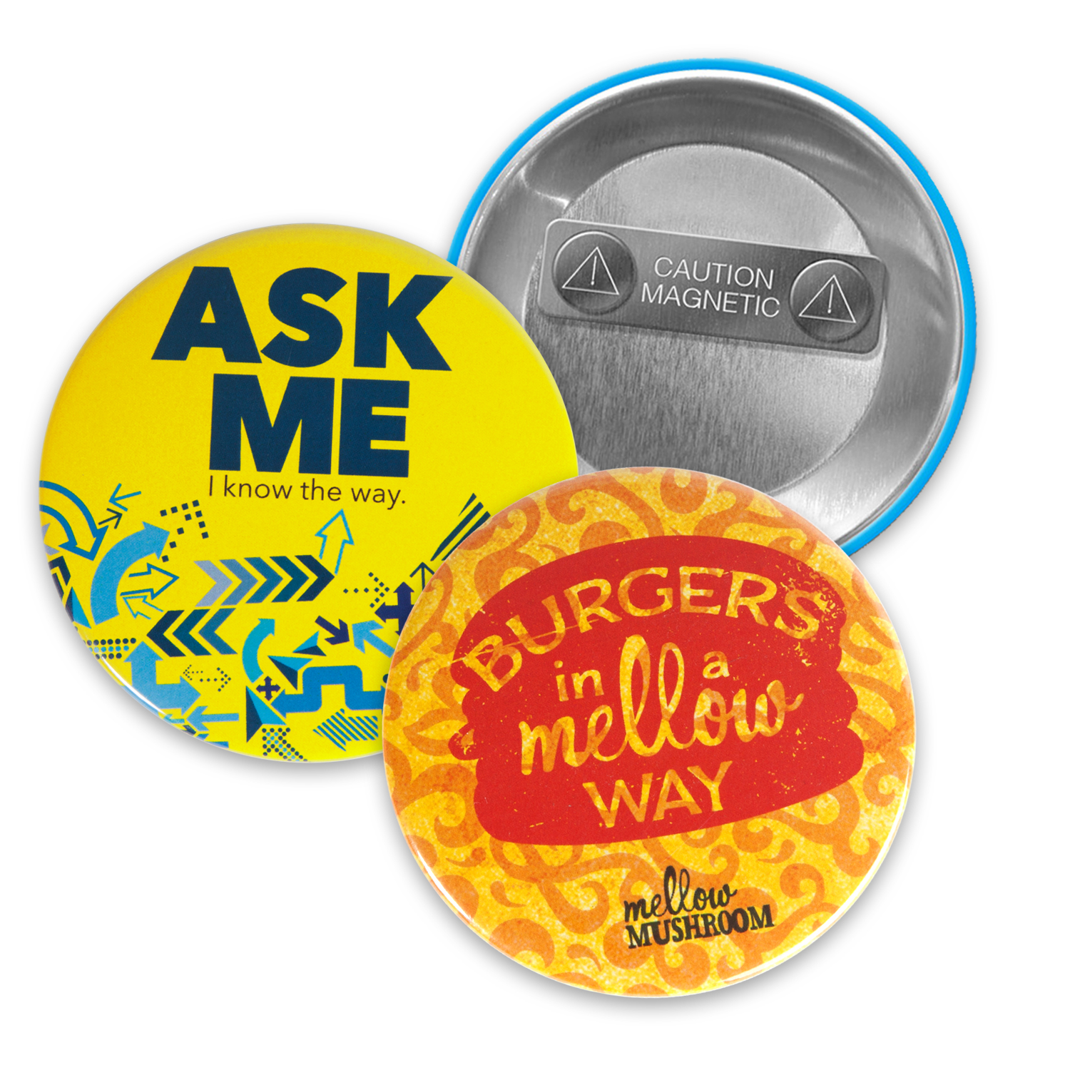 3" Circle Magnet Back Button 2