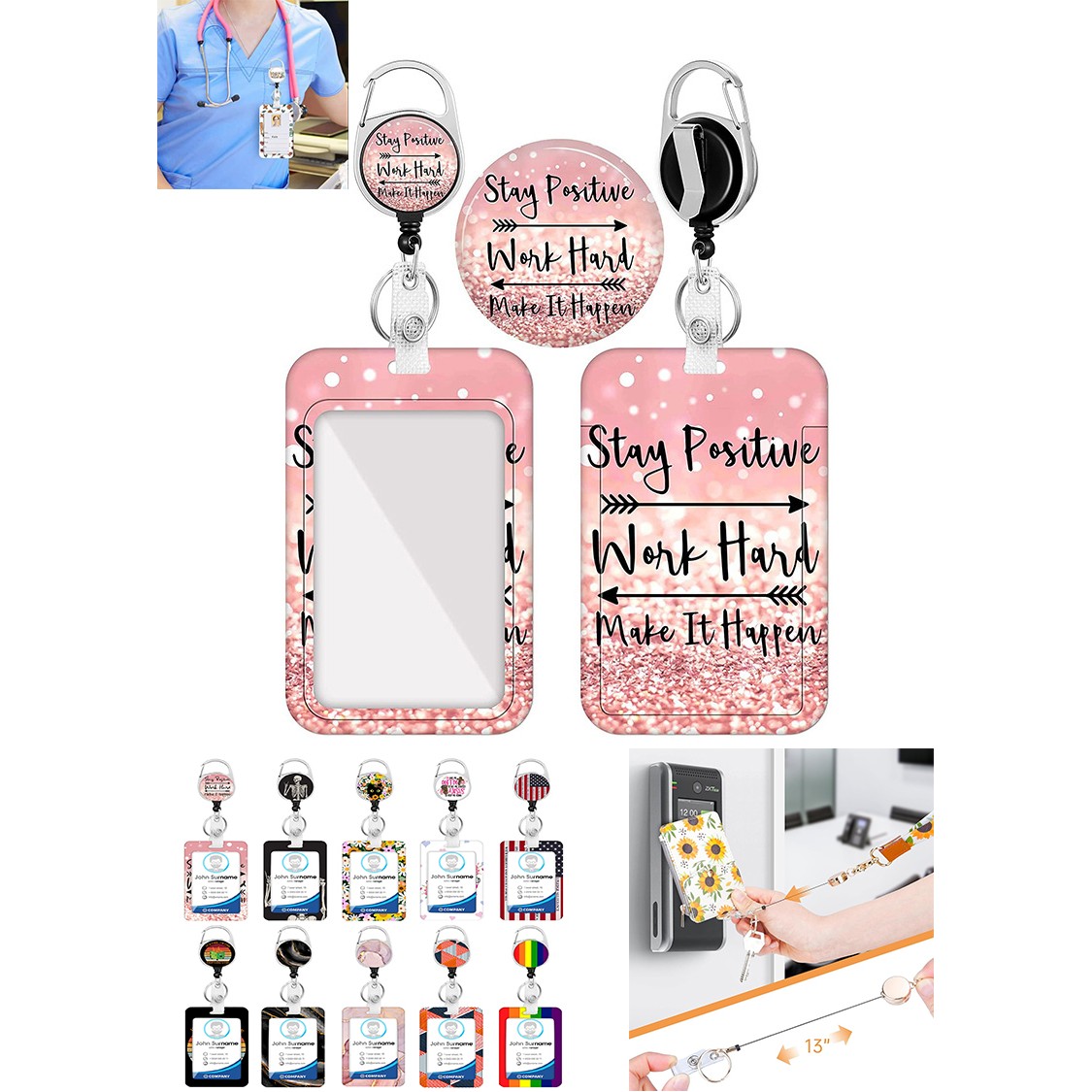 ID Badge Holder with Breakaway Lanyard 2