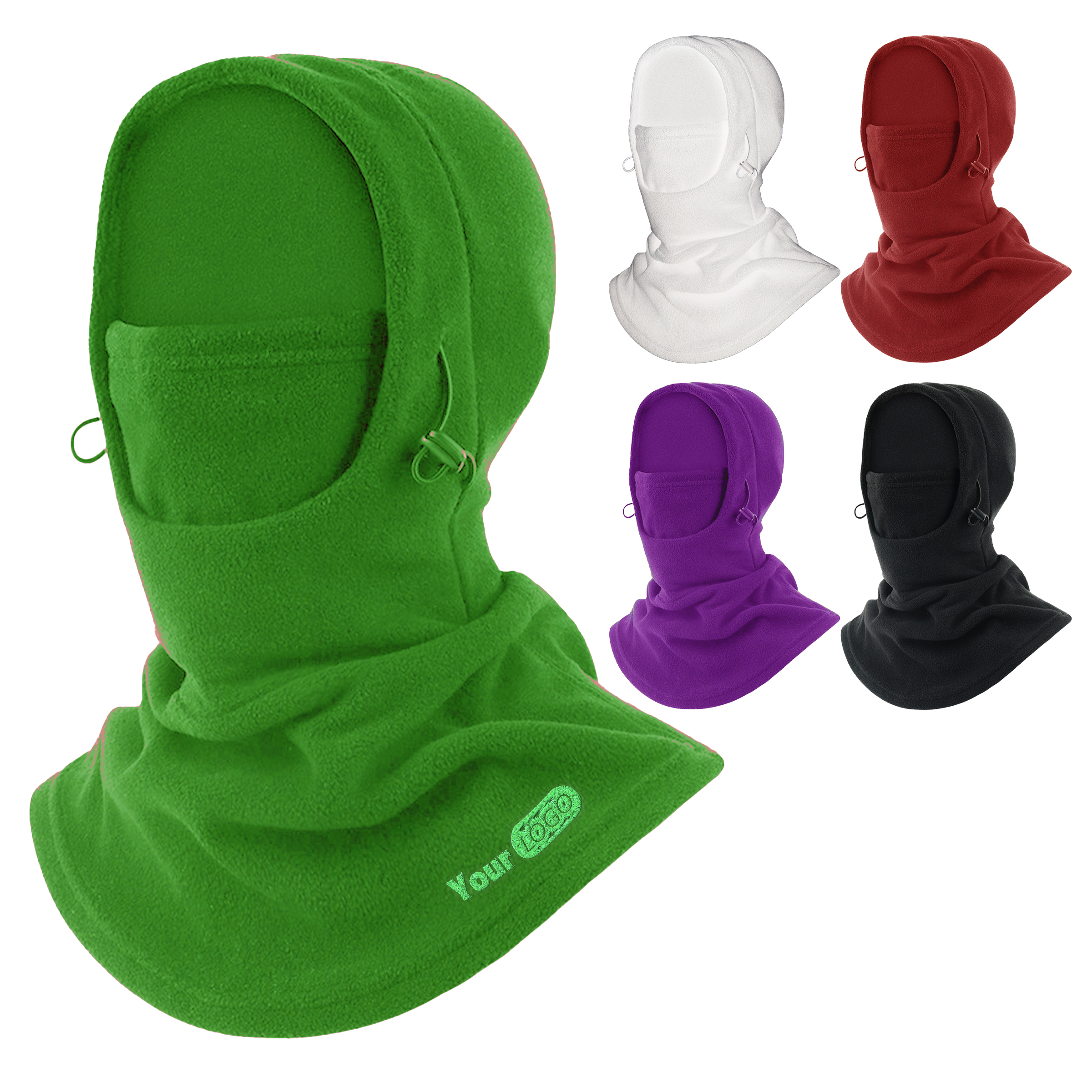 Polyester Adjustable Outdoor Mask ?C Windproof One-Piece Design For Winter 4