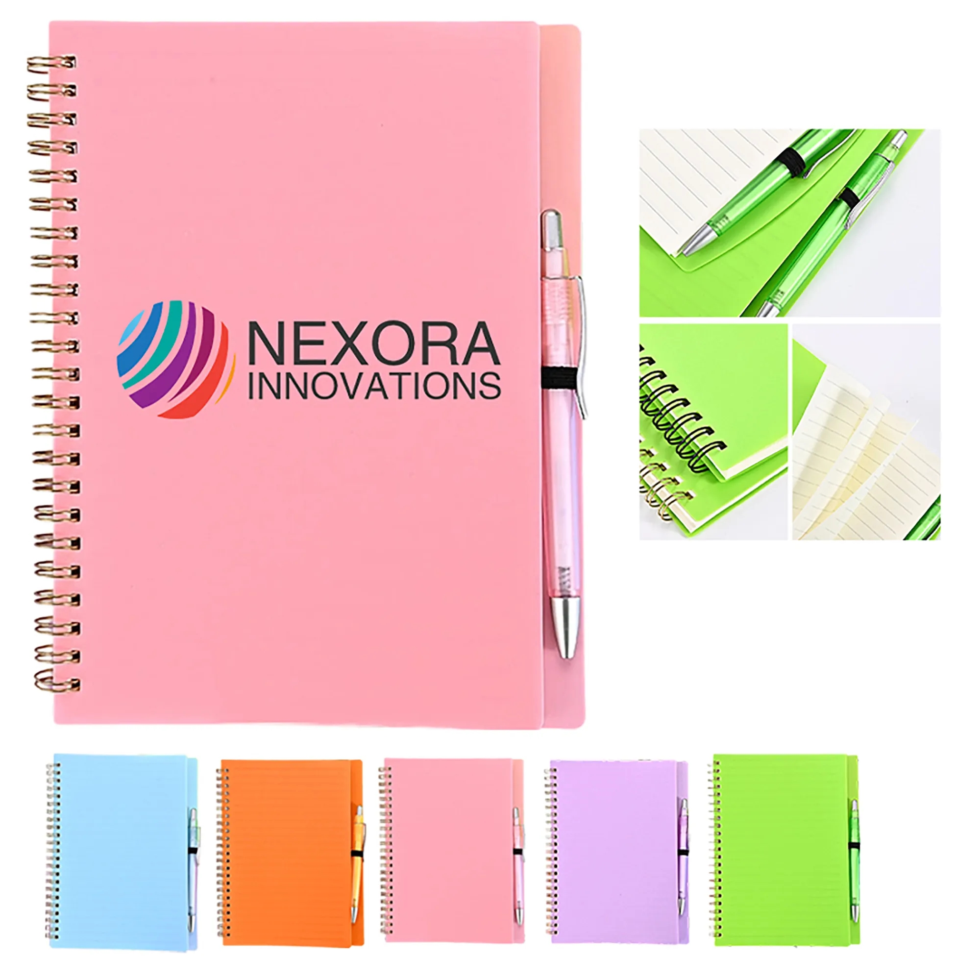 Durable Spiral Bound A5 Notebook with Soft Cover 9