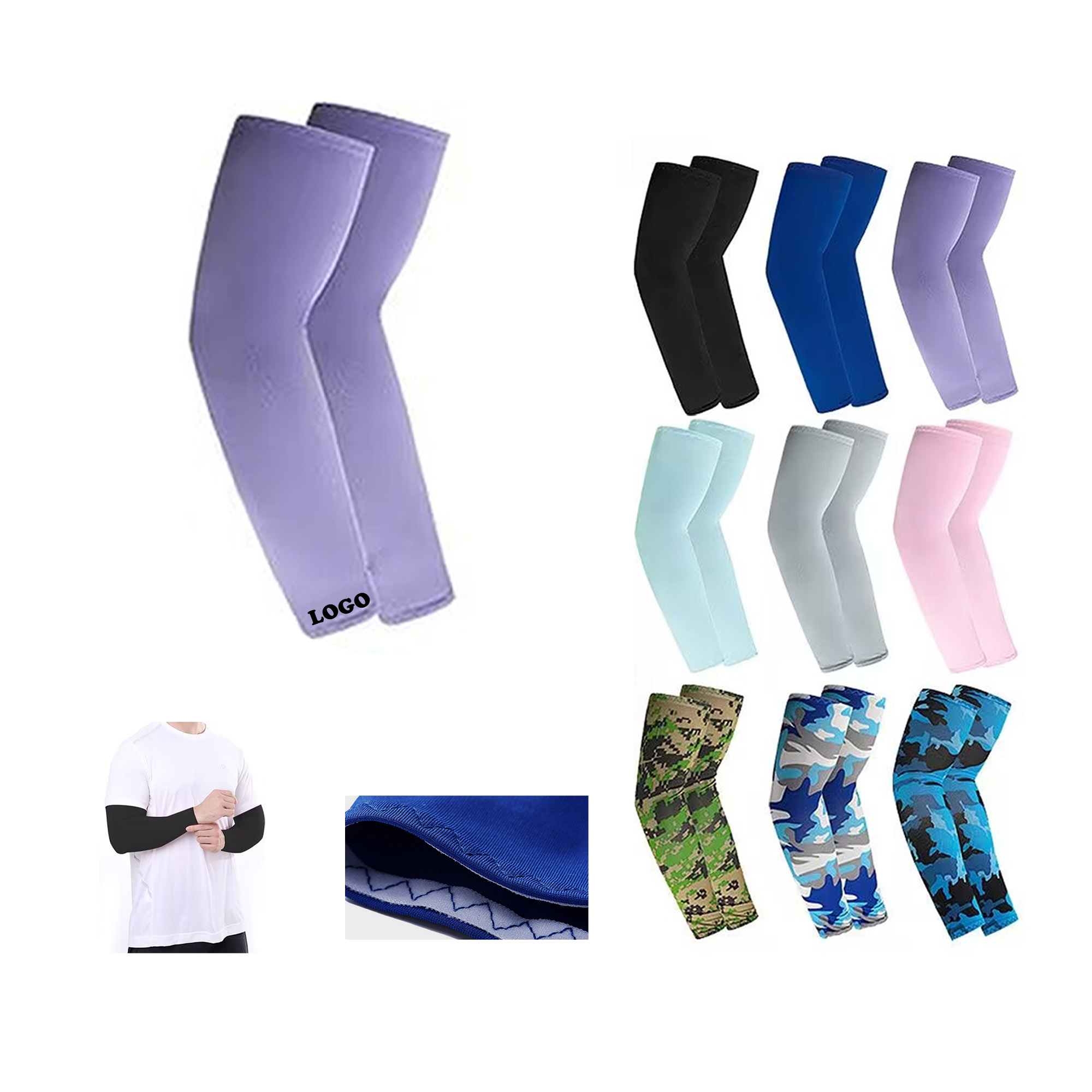 MOQ 10 pcs Cooling Sun Sleeves 2