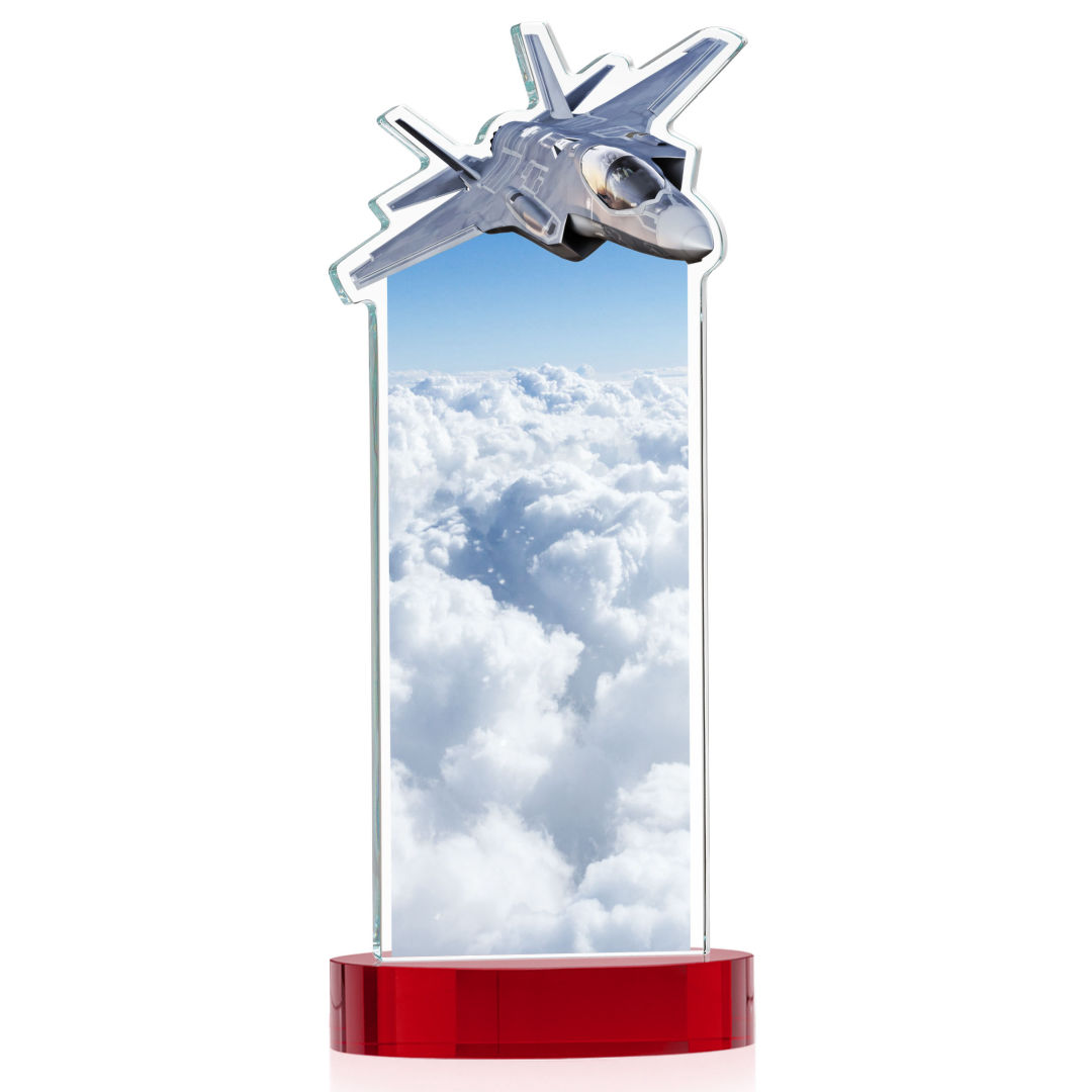 Top Gun VividPrint™ Award on Alberton Base - Red 5
