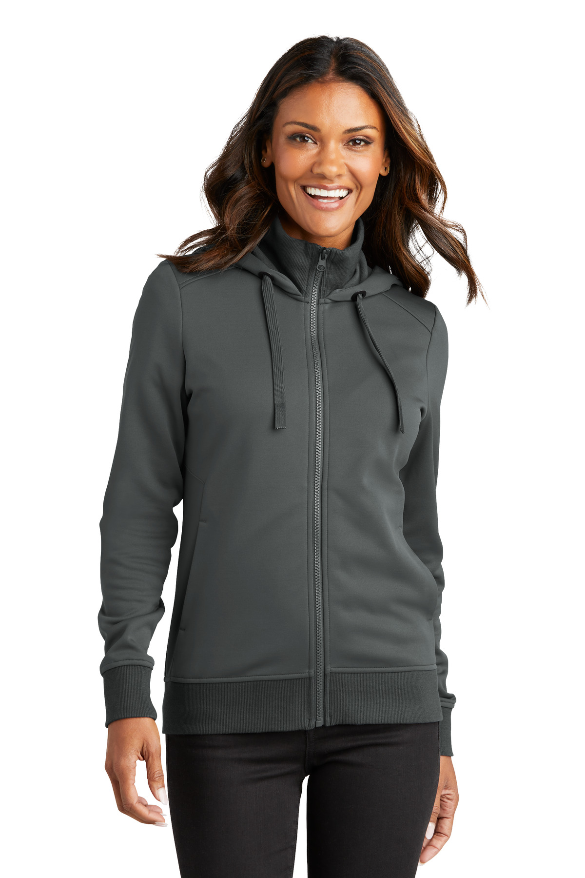 Port Authority Women's Smooth Fleece Hooded Jacket L814 4