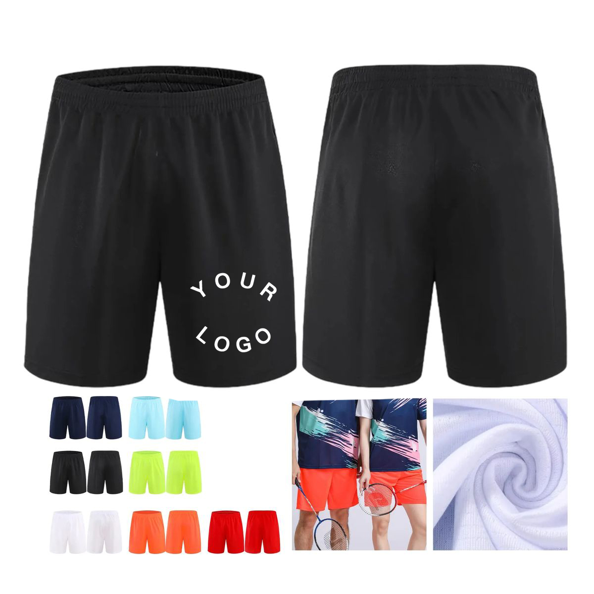 Sweat Wicking Quick Dry Shorts for Running or Yoga 2