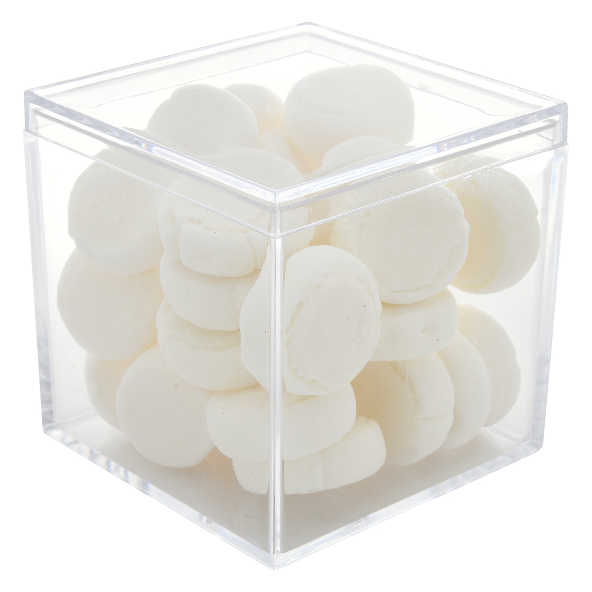 Cube Shaped Acrylic Container With Candy 3