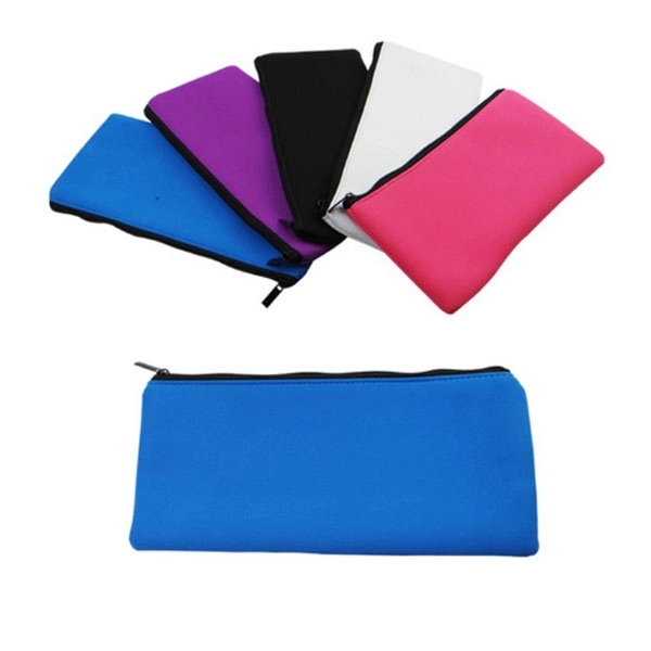 Neoprene Zippered Pencil Pouch 6