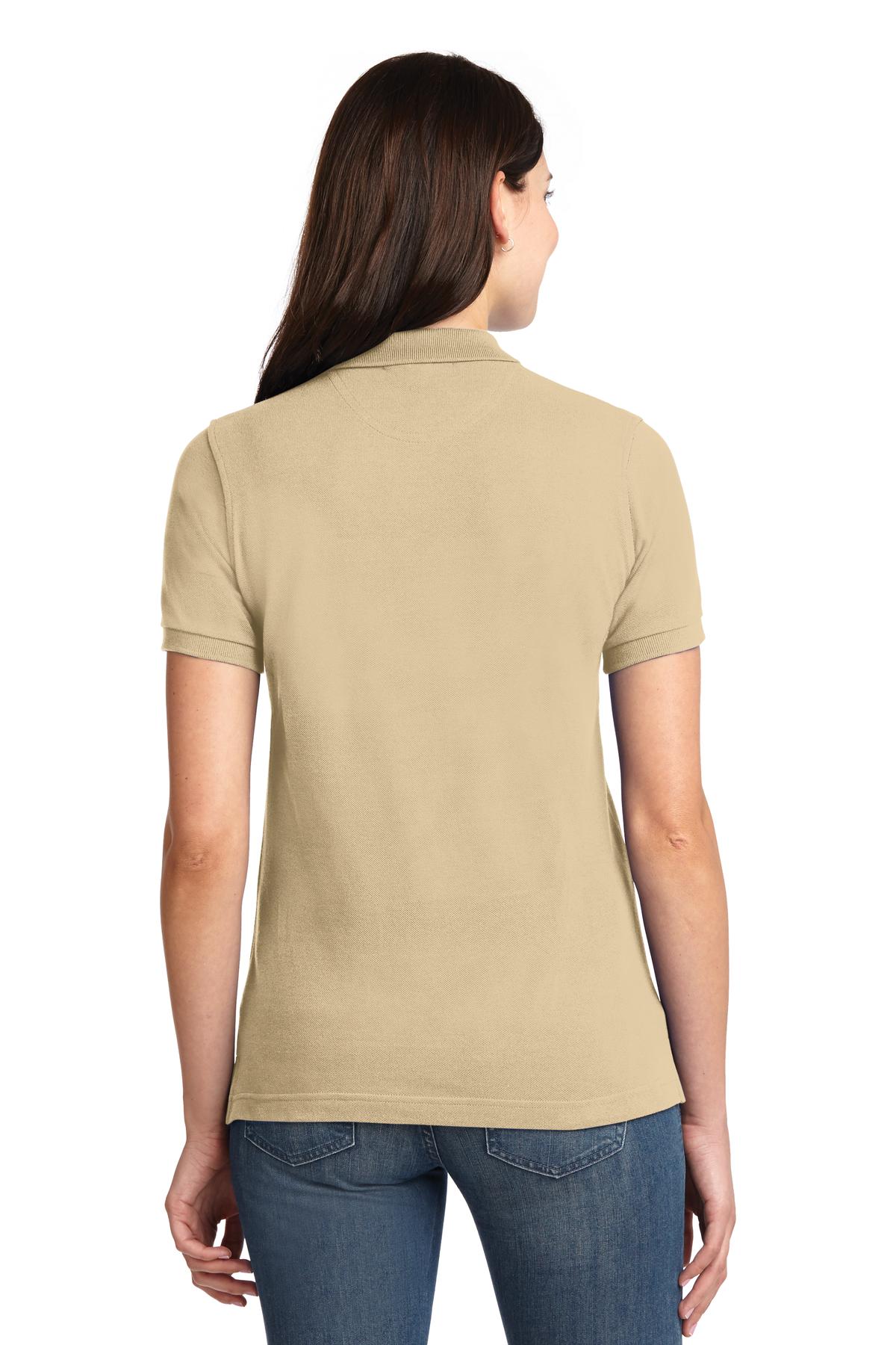 Port Authority Women's Heavyweight Cotton Pique Polo. L420 74
