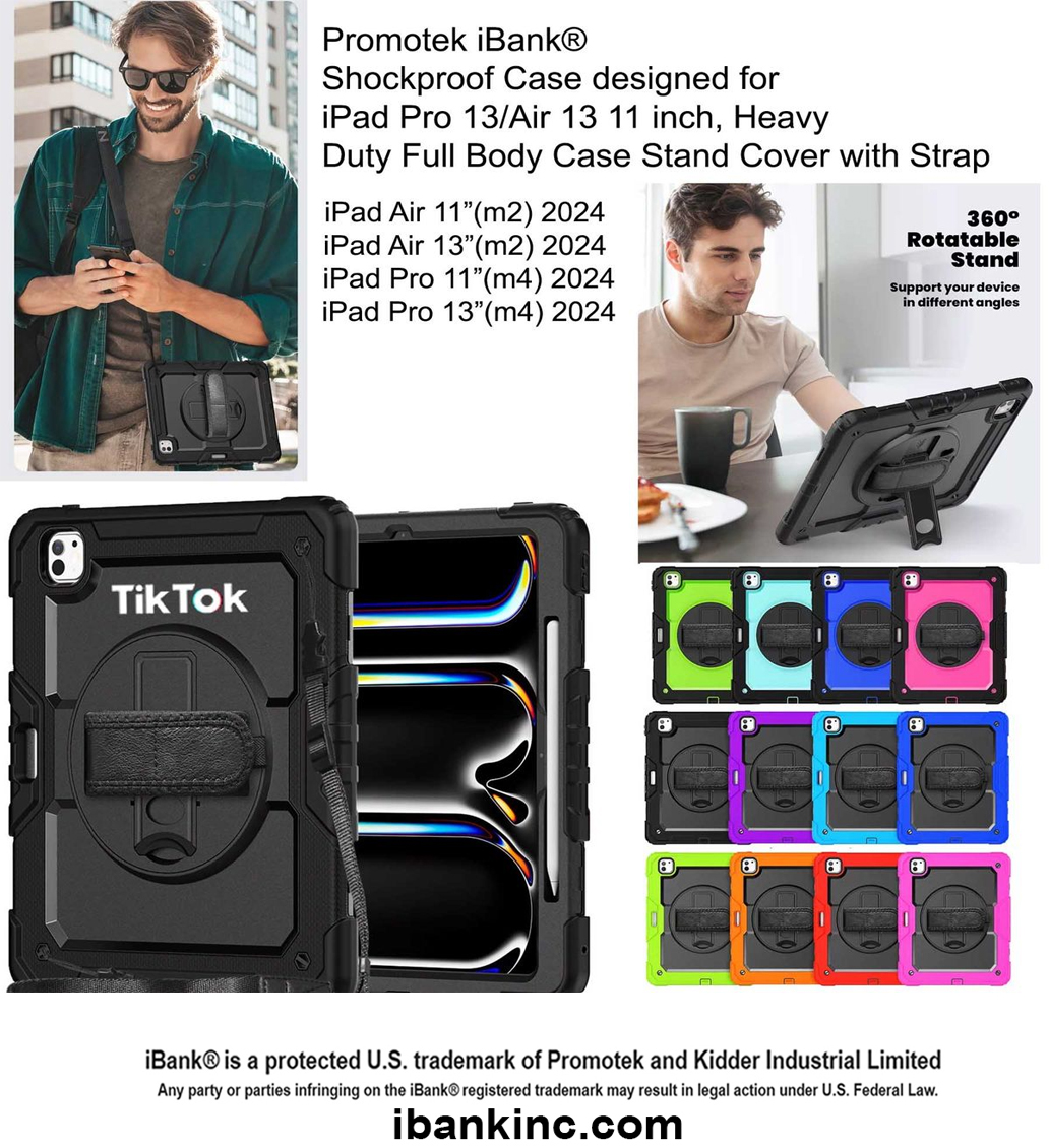 iBank ® Shockproof Case designed for iPad Pro 13" M5/M4, 2025/2024 2