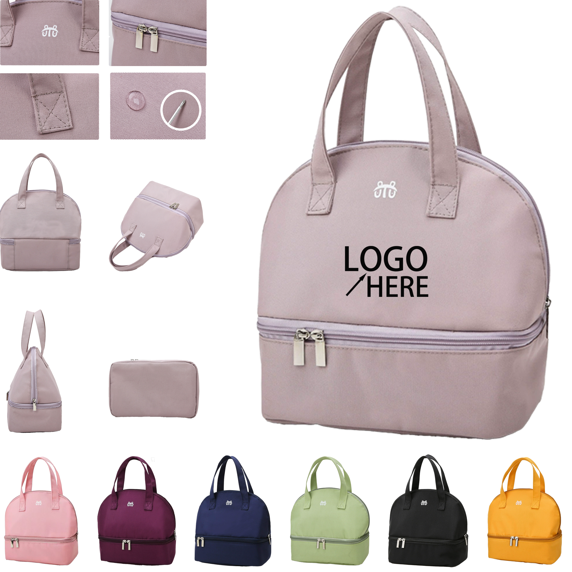 Multi-Functional Oxford Tote Bag, custom tote bag with logo imprint 2