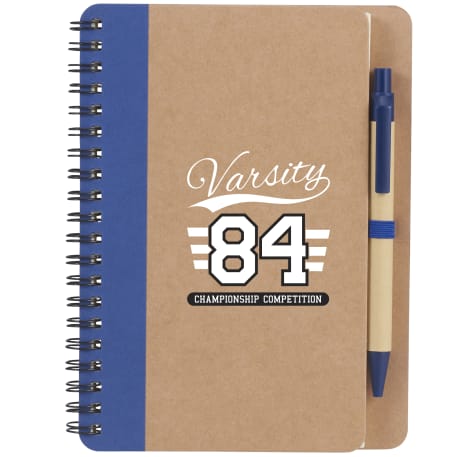 FSC® Mix 5" x 7" Eco Spiral Notebook with Pen 78