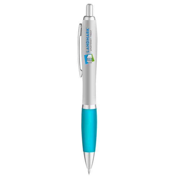 Curvaceous Matte Silver Ballpoint 57