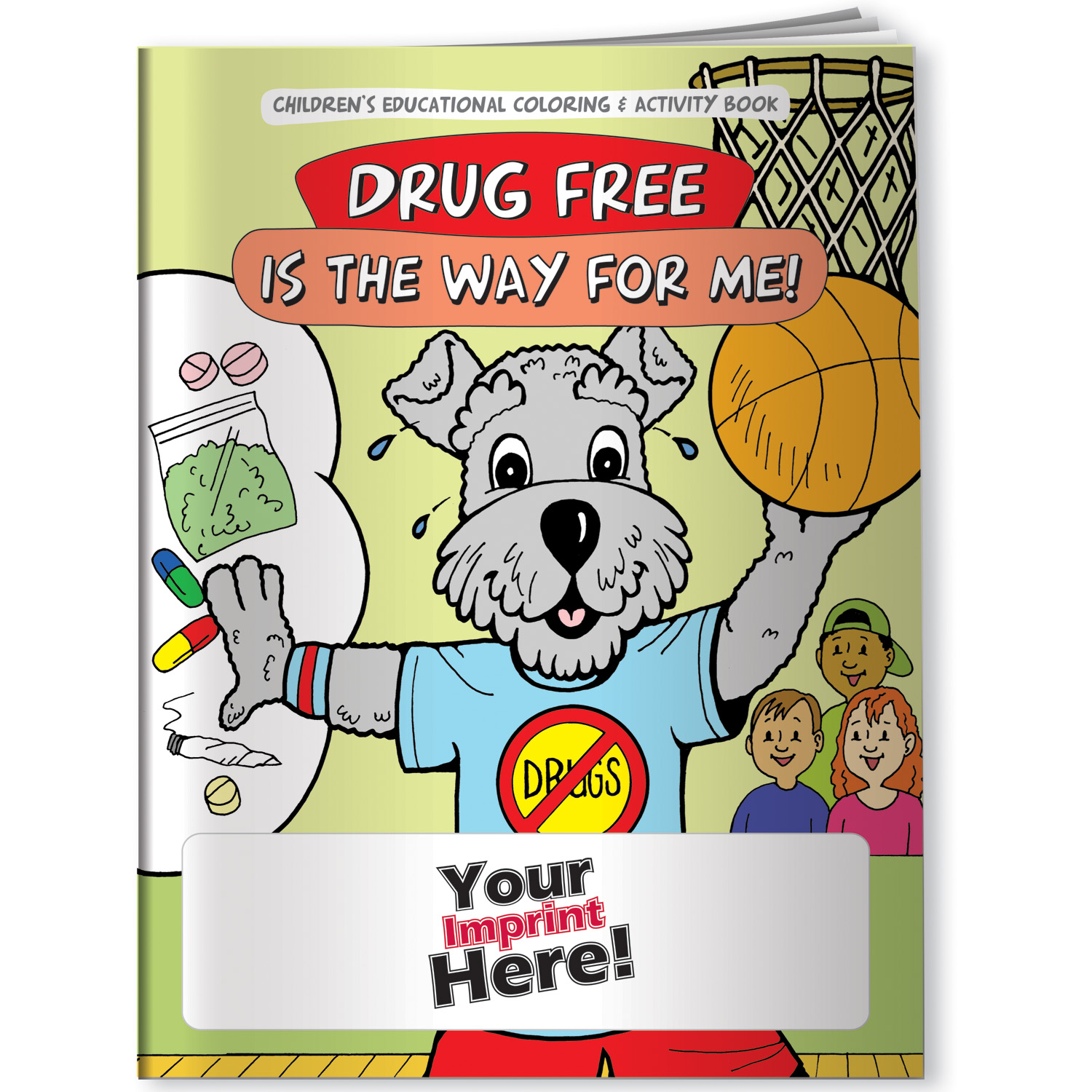Coloring Book - Drug Free is the Way for Me! 2