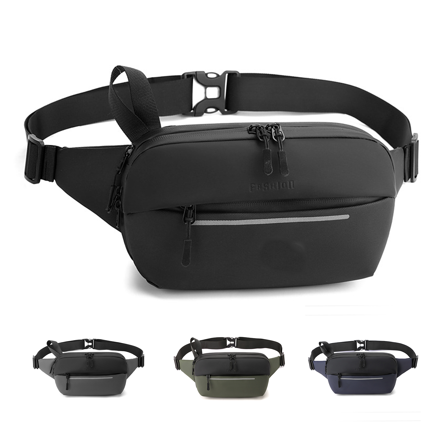 Water Resistant Nylon Sports Chest Bag 11